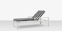 DecoScapes Fusion Aluminum Sling Chaise Lounge with Arms