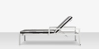 DecoScapes Fusion Aluminum Sling Chaise Lounge with Arms