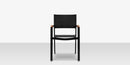 DecoScapes Fusion Aluminum Stackable Arm Dining Side Chair