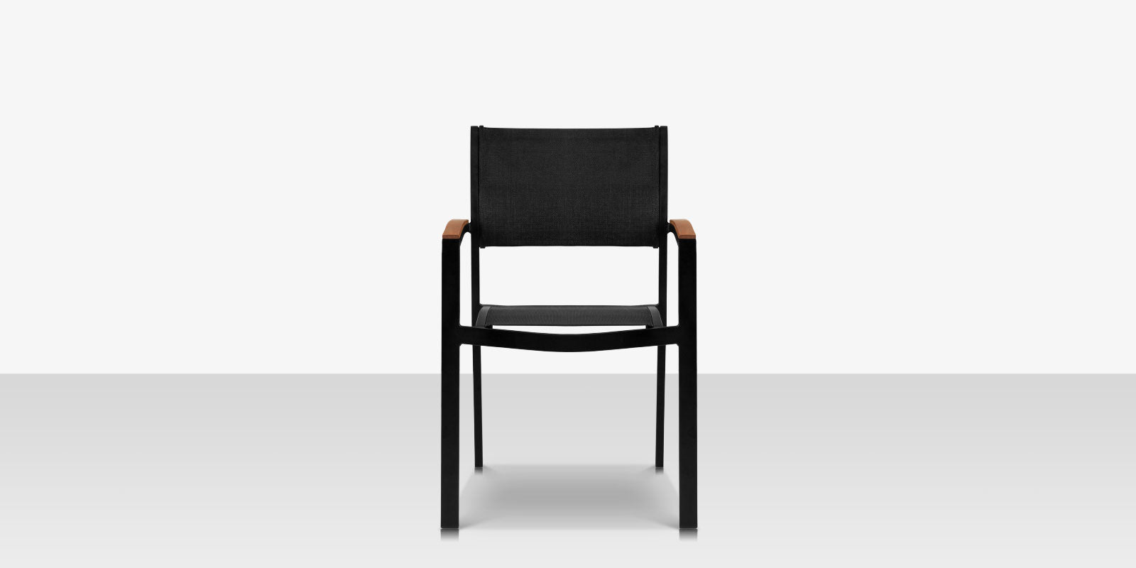 DecoScapes Fusion Aluminum Stackable Arm Dining Side Chair
