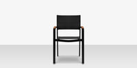 DecoScapes Fusion Aluminum Stackable Arm Dining Side Chair