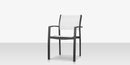 DecoScapes Fusion Aluminum Stackable Arm Dining Side Chair