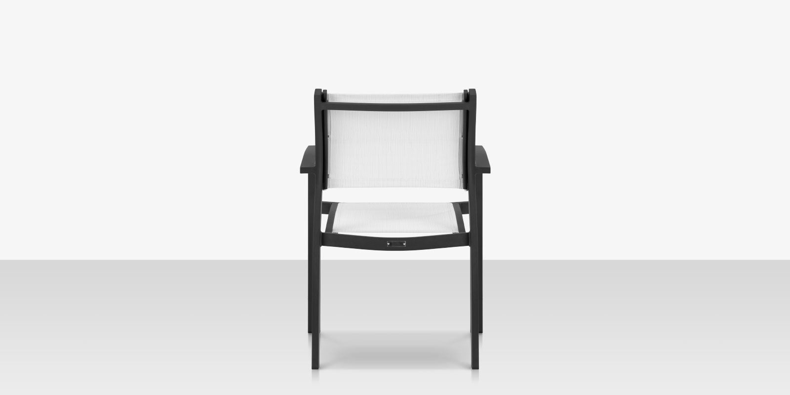 DecoScapes Fusion Aluminum Stackable Arm Dining Side Chair