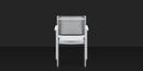 DecoScapes Fusion Aluminum Stackable Arm Dining Side Chair