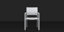 DecoScapes Fusion Aluminum Stackable Arm Dining Side Chair
