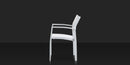DecoScapes Fusion Aluminum Stackable Arm Dining Side Chair