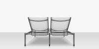DecoScapes Fusion Aluminum Sling Double Armless Chaise Lounge