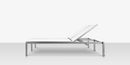 DecoScapes Fusion Aluminum Sling Double Armless Chaise Lounge