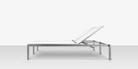 DecoScapes Fusion Aluminum Sling Double Armless Chaise Lounge