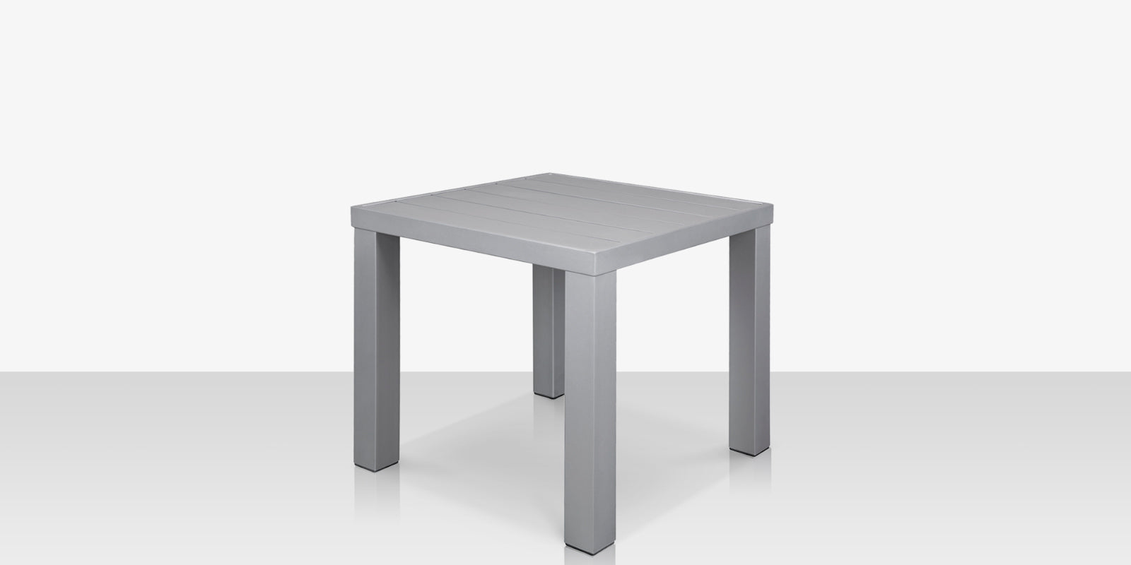 DecoScapes Fusion Aluminum 18'' Wide Square End Table