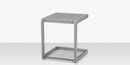 DecoScapes Fusion Aluminum 16'' Wide Square Side Table