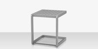 DecoScapes Fusion Aluminum 16'' Wide Square Side Table