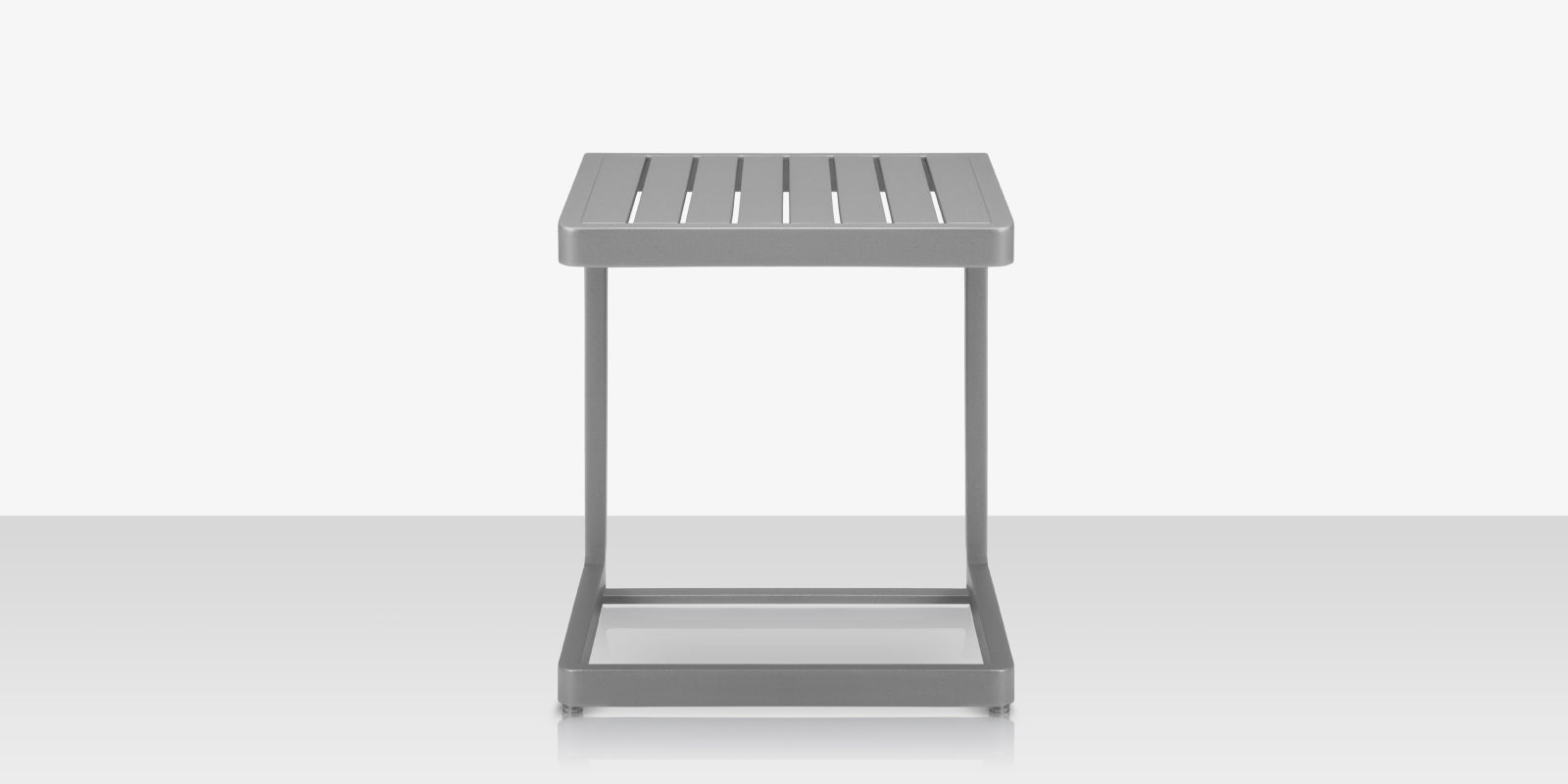 DecoScapes Fusion Aluminum 16'' Wide Square Side Table