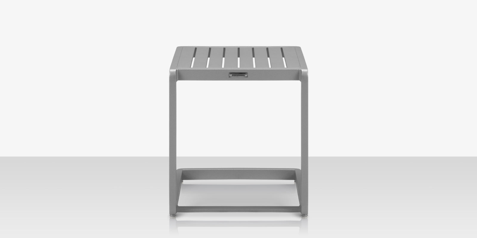DecoScapes Fusion Aluminum 16'' Wide Square Side Table