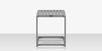 DecoScapes Fusion Aluminum 16'' Wide Square Side Table