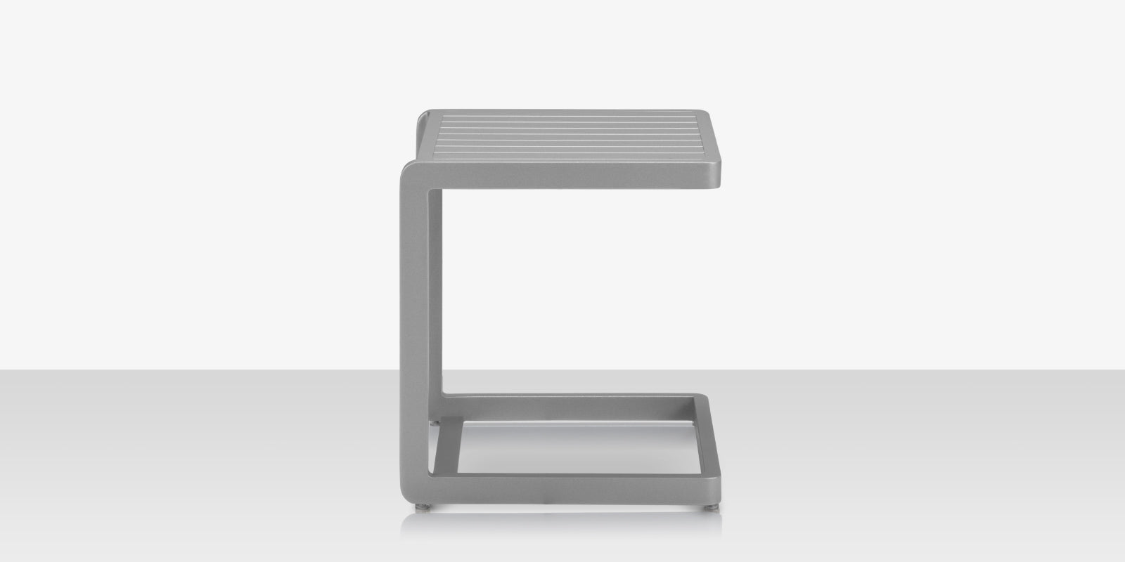 DecoScapes Fusion Aluminum 16'' Wide Square Side Table