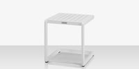 DecoScapes Fusion Aluminum 16'' Wide Square Side Table