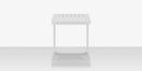 DecoScapes Fusion Aluminum 16'' Wide Square Side Table