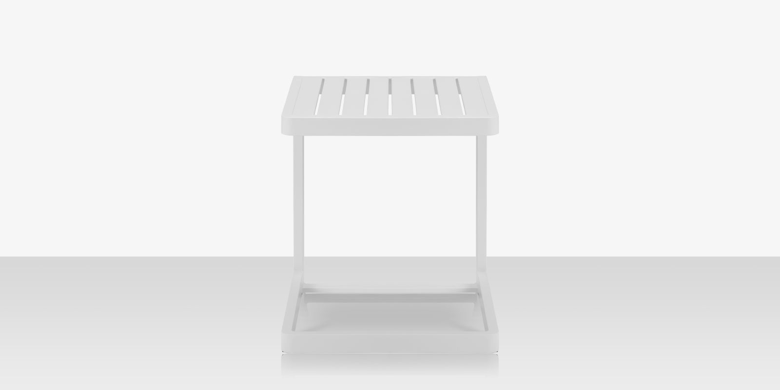 DecoScapes Fusion Aluminum 16'' Wide Square Side Table