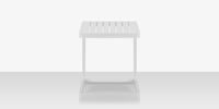 DecoScapes Fusion Aluminum 16'' Wide Square Side Table