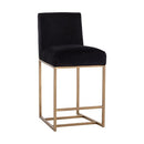 Sunpan Joyce Counter Stool Casablanca Stratus / Cube Black