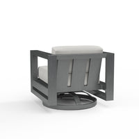Sunset West Redondo Swivel Club Chair with Cushion