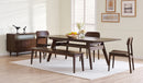 Greenington Currant Long Bench In Black Walnut/Caramelized