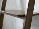 Greenington Currant Leaning Bookshelf, Caramelized / Black Walnut