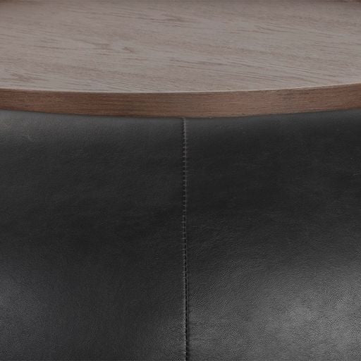 Sunpan Zenzi Storage Coffee Table in Bravo Black