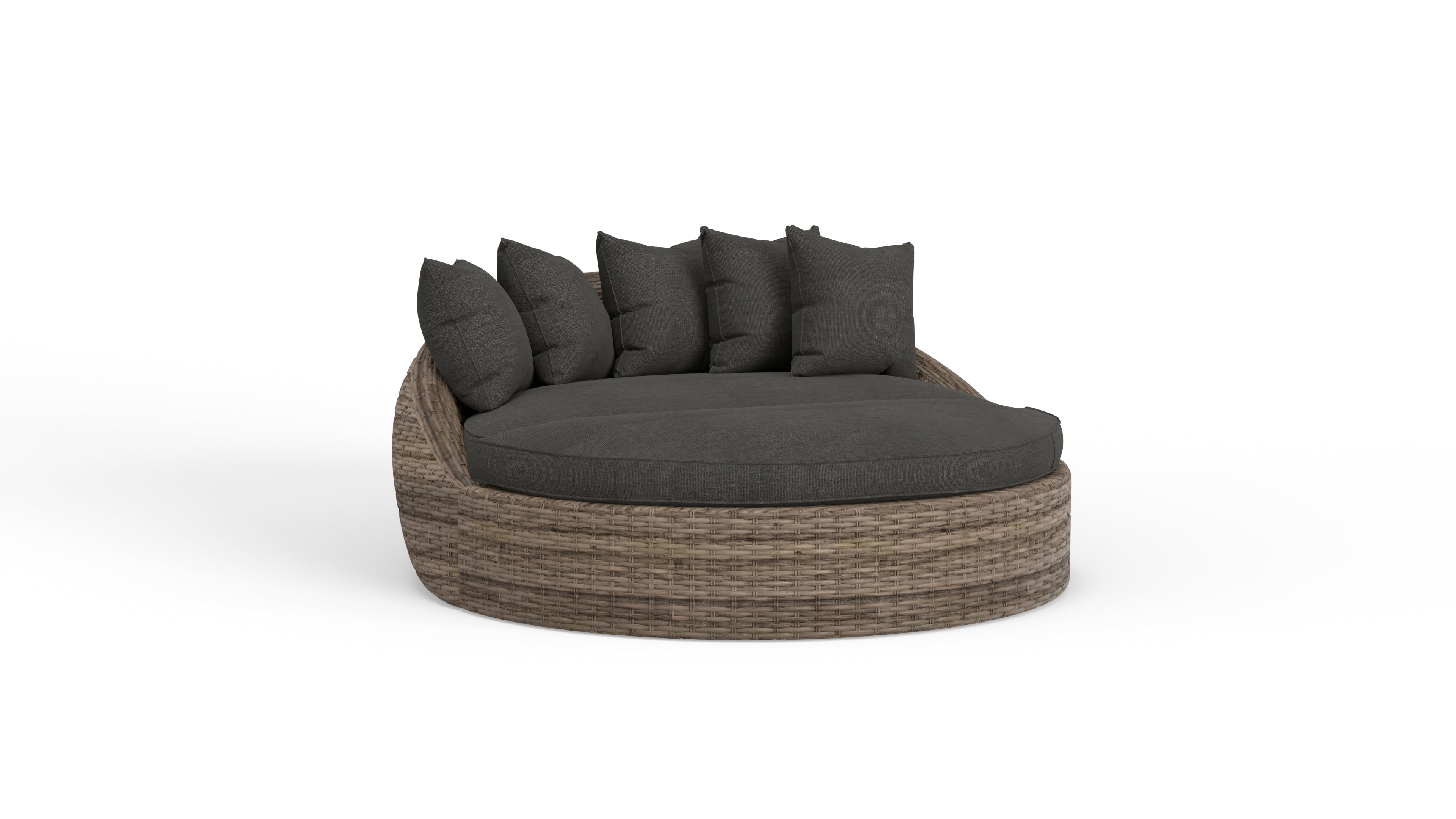 Sunset West Havana Round Daybed with Cushion