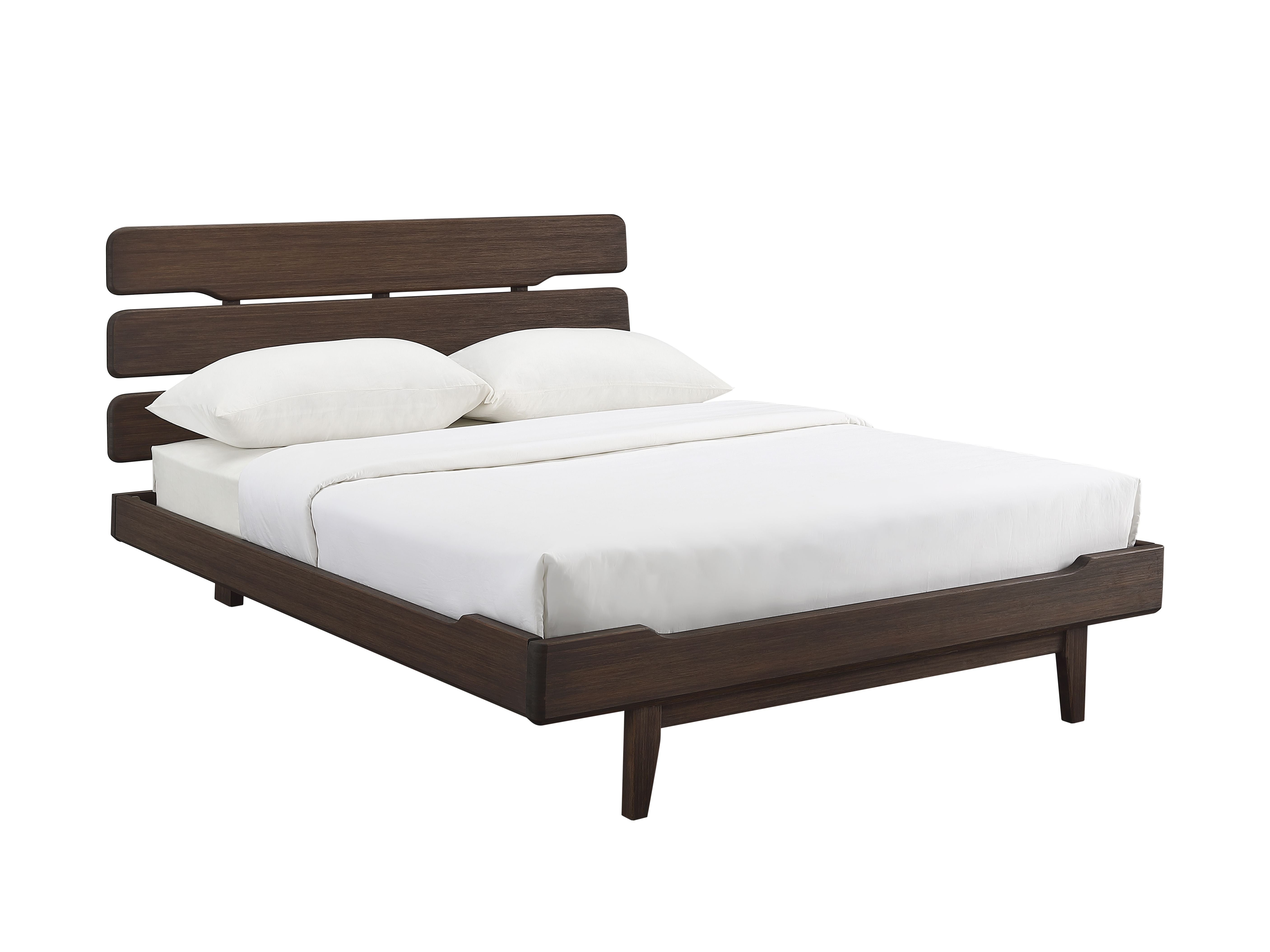 Greenington Currant California King Platform Bed Caramelized / Oiled Walnut