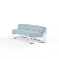 Sunset West Newport Curved Sofa with Cushion