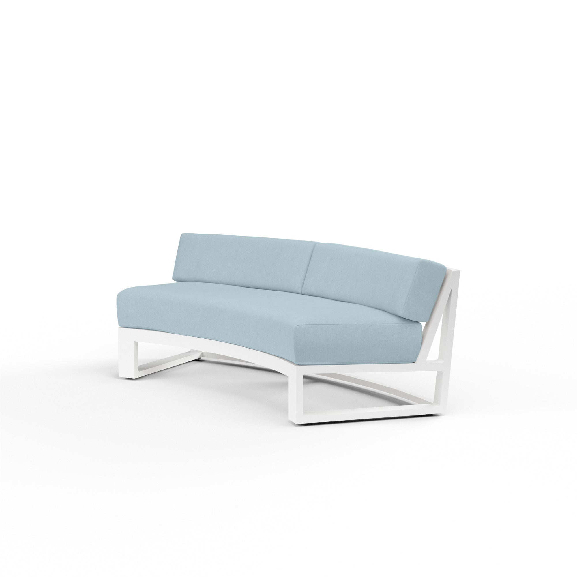 Sunset West Newport Curved Sofa with Cushion