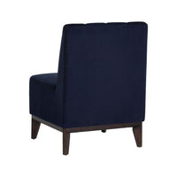 Sunpan Kosovo Modular Banquette - Single Seat in Abbington Navy / Polo Club Stone