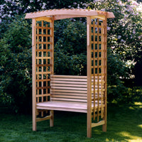 All Things Cedar Garden Arbor & Bench