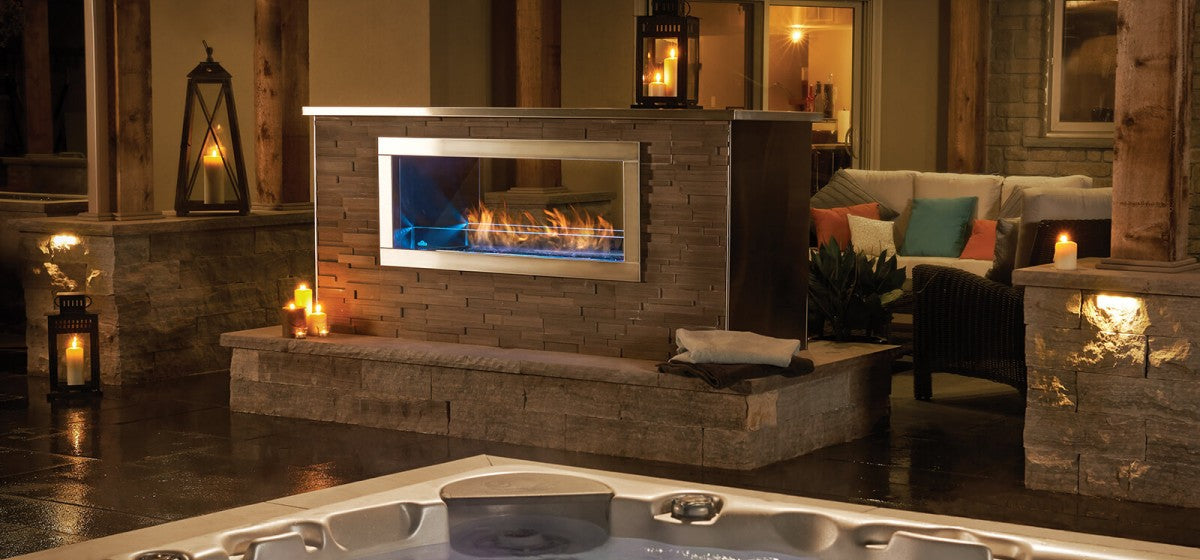 Napoleon Hearth Galaxy™ See Through Outdoor Fireplace