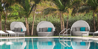 DecoScapes Furniture Cosmo Aluminum 84'' Daybed