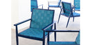 DecoScapes Furniture Danish Aluminum Sling Strap Lounge Chair