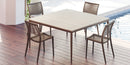 DecoScapes Danish Aluminum Square Dining Table