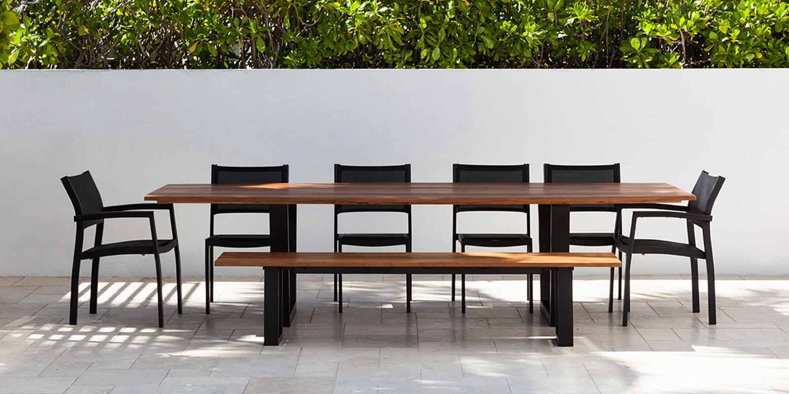 DecoScapes Fusion Aluminum Stackable Arm Dining Side Chair