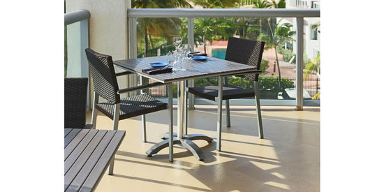 DecoScapes Palm Aluminum 4 HD Dining Table Base