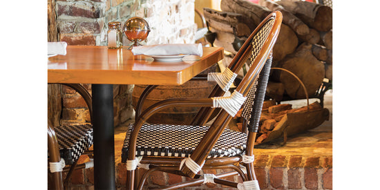 DecoScapes Paris Aluminum Stackable Dining Arm Chair