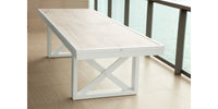 DecoScapes Contemporary Square X Style Dining Table Base