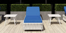 DecoScapes Aria 20" Square Aluminum Frame End Table