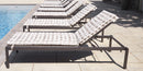 DecoScapes Fusion Aluminum Sling Armless Chaise Lounge