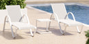DecoScapes Fusion Aluminum 16'' Wide Square Side Table