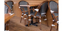 DecoScapes Paris Aluminum Stackable Dining Arm Chair