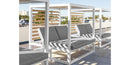 DecoScapes Furniture Breeze Aluminum Daybed Square