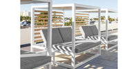 DecoScapes Furniture Breeze Aluminum Daybed Square