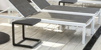 DecoScapes Fusion Aluminum 16'' Wide Square Side Table